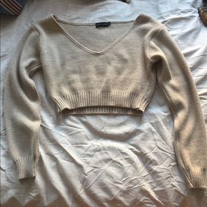 Cropped sweater